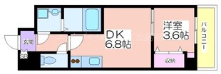 メルベージュ難波サウスⅢの物件間取画像